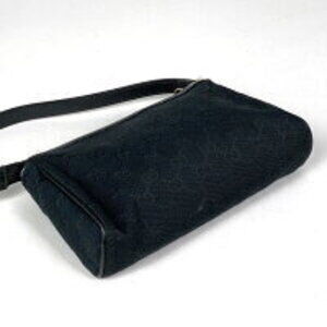 Gucci pouch canvas handbag GG Abby accessory black
